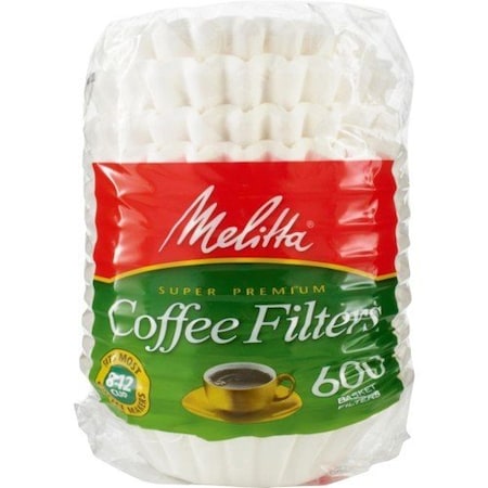 MELITTA 631132 Basket Style Coffee Filters44; Paper - 8 To 12 Cups 055437631136